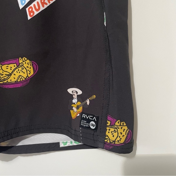 NWT RVCA Burrito Boardshorts size 34 - Picture 3 of 7